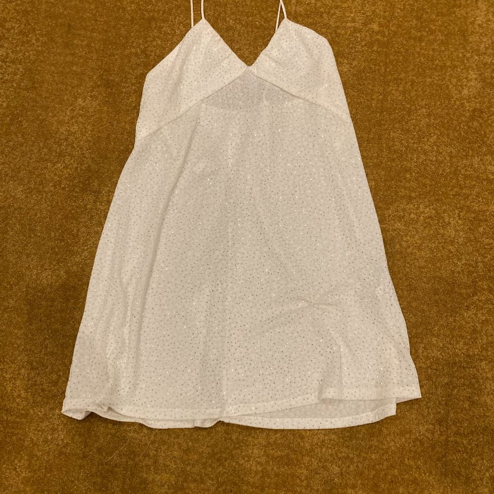 Sparkling little white dress